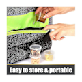 Miniatyrbild 4 av 5: 100 stycken små plastbehållare med lock, 25 ml små såsburkar plastburkar geléburkar för sa