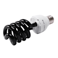 Miniatyrbilde 3 av 4: E27 40W UV Ultrafiolett Fluorescerende Svartlys CFL Lyspære Lampe 220V Form: Spiral Effekt Spenning