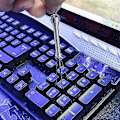 Miniatyrbillede 3 af 5: Keycap Aftrækker Rustfrit Stål Keycap Fjernelsesværktøj Til Fjernelse og Reparation af Tastatur