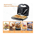 Miniatyrbilde 2 av 5: Sandwich Maker Grillet Ostesmørbrød Maskin Tunfisk, Europeisk Husholdning Dobbeltsidig Oppvarming Sandwich Maker E