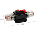 Miniatyrbillede 5 af 5: Automatisk Strømafbryder Bilbeskyttelse 12V - 24V DC Med Sikrings Nulstilling Manuel Kontakt 50A/100A/150A150A