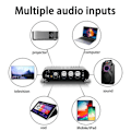 Miniatyrbillede 4 af 5: Sort Bil Bluetooth Forstærker HiFi Hjemme Audio Multi-Funktions Højttaler Professionel Feber til Bil (Adapter Inkluderet) EU STIK