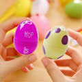 Miniatyrbild 5 av 5: 1 Set Färgglada Ägg Anti-spricka Repskyddad Färgfast Fallskyddad Oömtörbar DIY Öppningsbar Ångestlindrande Påskägg Leksak Hemleverans