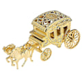 Miniatyrbillede 1 af 2: Bryllupsvogn Gaveæsker Chokolade Godteæsker Gaveæsker Bryllupsgaver Gaver Til Begivenheder Aften Og Fester (gylden) Banmo