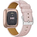 Miniatyrbillede 2 af 5: Ægte læderrem til Fitbit Versa 2