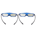 Miniatyrbillede 2 af 5: Genopladelige 3D Active Shutter Briller til DLP Link 3D Projektorer