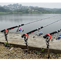 Miniatyrbild 3 av 3: Fiskehållare Smart Fish Catcher Fiske Spöhållare Automatisk Fjäder Tip-Up Krok med Rostfritt Stål Markstöd