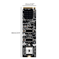 Miniatyrbillede 5 af 5: Nvme til 2-port USB3 10G Udvidelseskort Adapter Asm3142 Høj ydeevne
