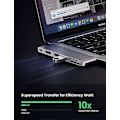 Miniatyrbillede 5 af 5: UGREEN USB C Hub Adapter til MacBook Pro MacBook Air M1 2020 2019 2018 med 4K HDMI Thunderbolt 3 100W Strømforsyning SD TF Kortlæser og 2 USB 3.0