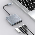 Pikkukuva 2 / 5: 3-in-1 USB Type-C -telakointiasema, Type-C - DisplayPort - USB 3.0 -liitäntä, PD 100W, 8K@60Hz, 4K@144Hz, muuntaja MacBookille