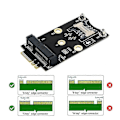 Miniatyrbillede 5 af 5: M.2 Wifi Adapter Mini Pcie Trådløst Netværkskort Til M2 Ngff Key A+e Wifi Kort Raiser Med Slot