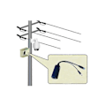 Miniatyrbillede 4 af 5: 100m PoE Splitter 12V 1A IEEE 802.3af 1.5kV Isolationsbeskyttelse Netværkskontornetværk
