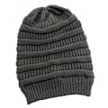 Miniatyrbillede 4 af 5: Vinterstrikkede Beanies til Kvinder, Silke Satinforet Tyk Hue Blød Strækbar Kabelstrikket Varm Slouchy Beanie Hue