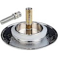 Miniatyrbilde 5 av 5: Badekarpropp, 70 mm, med dobbel tetning, høydejusterbar, universell badekarpropp, vaskventil, herdet messing med kromfinish