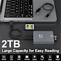 Pikkukuva 2 / 5: 2 in 1 CFexpress Type B SD-kortinlukija CFexpress-lukija USB 3.2 10Gbps Kaksiporttinen USB C - USB C -liitännällä
