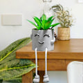Miniatyrbillede 4 af 4: Kunstige planter til soveværelsesæstetik - sukkulenter kunstige planter - kunstige potteplanter til ophæng