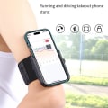 Miniatyrbilde 1 av 5: Mobiltelefon Armveske Håndleddsmobiltelefonholder Multi-roterende Sykkelarmbånd Multifunksjonsarm
