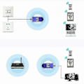 Miniatyrbilde 2 av 5: Vap11G Bro Konverter Rj45 Ethernet Til Trådløs Wifi Adapter Ap Vonets