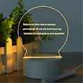 Miniatyrbillede 2 af 5: Lysende Akryl Markørtavle LED-belyst Akryl Tørrmærketavle USB-drevet