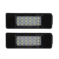 2 stk. LED bilskiltlys nummerskiltlampe for Peugeot 207 307 308