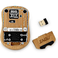 Miniatyrbilde 5 av 5: Sg-mg95-n Trådløs Optisk Bambusmus med USB-mottaker for Notebook, PC, Laptop, Datamaskin