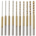 Miniatyrbillede 1 af 5: Twist Bor Set - 10 stk 0,6 mm-2,2 mm Mini Bor 2,35 Hss Mini Gravering Bor Bits Hul Dri