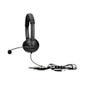 Miniatyrbild 5 av 5: Trådbundet USB-telefonheadset med mikrofon - Perfekt för callcenterverksamhet och webbinarier