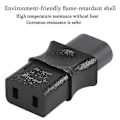 Pikkukuva 5 / 5: WJTG 2-nastainen Iec 320 C8 uros - Iec 320 C9 naaras AC-adapteri 6A/250V Eu teollisuusvirtamuunninJ