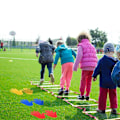 Miniatyrbillede 5 af 5: Håndgulvmarkeringer Gulv Emblemer Tæppeområder Tennis Spot Markører til Gymnastiksal Gulv Markeringssteder Håndform
