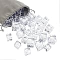 Miniatyrbilde 4 av 5: 50 stk Akryl Isbiter Plast Gjenfrysbare Vaskbare Simuleringsis Til Fest Og Bryllup