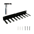 Miniatyrbillede 5 af 5: 1 stk. Multi-Gym udstyrsopbevaringsstativ modstandsbånd opbevaringsbøjle vægtstangstativ Heavy Duty Gym Rack
