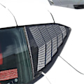 Miniatyrbillede 5 af 5: Til C8 2020-2023 Bil Bageste Sidevindue Lameller Skygger Dæk Trim Tilbehør Abs Kulfiber
