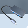 Pikkukuva 3 / 5: Type-C 4-portinen USB3.0-keskitin, nopea jakokaapeli, jatkojohto, sovitin