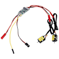 Miniatyrbillede 1 af 5: 1 stk. Dobbeltrettet Børstet ESC 2s-3s Lipo 5a ESC Hastighedskontrol med 2 stk. 030 88t Børstet Motor til RC Model