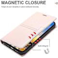 Miniatyrbillede 3 af 5: Etui til iPhone 13 Pro Max med kortholder, pink PU læder etui, flip wallet til Apple iPhone 6,7 tommer