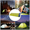 Miniatyrbild 3 av 5: Självuppblåsande Luftmadrass Utomhus Camping Vandring Sovmadrass Bärbar