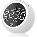 Miniatyrbild 1 av 3: Väckarklockradio med dubbla alarm, FM digital sängklocka med snooze-funktion, LED-display 4 Bri