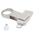 Pikkukuva 3 / 5: 3-in-1 U-levy Avaimenperä Micro USB-muistitikku OTG 256GB Datatallennus Android-puhelimelle