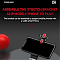 Miniatyrbilde 3 av 5: Trådløs Joystick Kontroller Arkade Kampspill Fight Stick Gaming Joystick For Ps3///switch/pc/android Hvit+svart