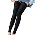 Miniatyrbild 1 av 4: Vinter Dam Varma Splitsockor Stickade Varma Ankelvärmare Leggings Strumpor