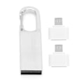 Miniatyrbillede 5 af 5: U Disk Hænge Spænde USB2.0 Flash Pen Drive Hukommelsescelle USB Stick Gave HS132 med OTG Adapter 32GB