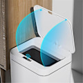 Miniatyrbillede 3 af 5: Induktionsskraldespand Automatisk skraldespand Spand Badeværelse Til Køkken Elektrisk Type Touch Skraldespand Papirkurv A