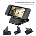 Miniatyrbillede 2 af 5: Spilkonsol Stativ Foldbar Skridsikker Base Varmeafledning 3 Niveau Justerbar Håndholdt Spilkonsol Holder til Nintendo Switch/Lite