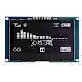 Miniatyrbild 4 av 5: WJTG 2.42 tum 12864 128x64 OLED Display Modul IIC I2C SPI Seriell LCD-skärm för C51 STM32 SSD1309 (whiJ