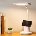 Miniatyrbillede 3 af 5: LED Bordlampe, 3 Farvetemperatur Øjenbeskyttelse Skrivebordslampe med Penholder Funktion, Touch Kontrol Lysstyrke Opladning Lærings Skrivebordslampe, Børn D