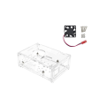 Miniatyrbillede 2 af 5: Akrylhus til Banana Pi M2 med Køleventilator til Banana Pi M2 Udviklingskort Beskyttende Skal
