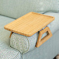 Miniatyrbillede 2 af 5: Sofa Armlæn Klipsbakke Armlænsbakke Bærbar Bord Sidebord Sofabord Sofabakke Til Cupcakes Kaffe