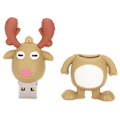 Miniatyrbillede 2 af 5: USB Flash Drive Letvægts Bærbar Sikker Pålidelig Udsøgt PVC Jule USB Flash Drive 64G