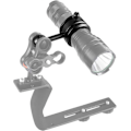 Pikkukuva 5 / 5: Säädettävä Kameratarvikkeiden Sukellustorkku Clamp Kiinnitys Bracket Pallo Underwater Arm System Taskulamppu Pidike Universaali Jalusta