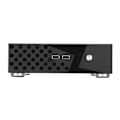 Miniatyrbild 4 av 5: Kompakt Svart Mini HTPC-Chassi med Utmärkt Värmeavledning för Hemmabiodator
